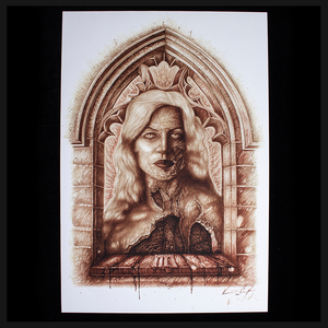 Vincent Castiglia Hand Embellished, Laura, print no.2 of 16