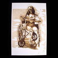 Vincent Castiglia Hand Embellished Feeding print