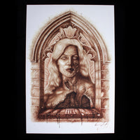 Vincent Castiglia Hand Embellished Laura print